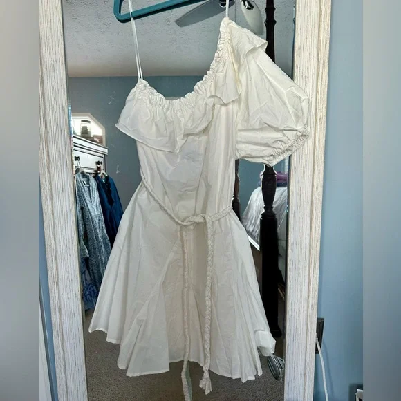off white formal dress Dark Off White Evening Dress| Evening Dresses L / Off White / Satin
